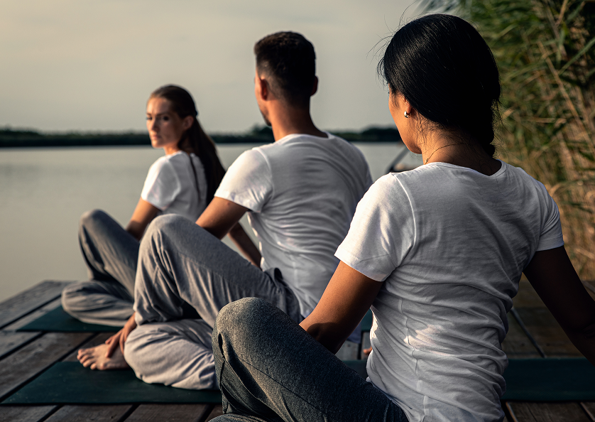 Incorporating holistic practices like group meditation in evidence-based therapy at APEX.