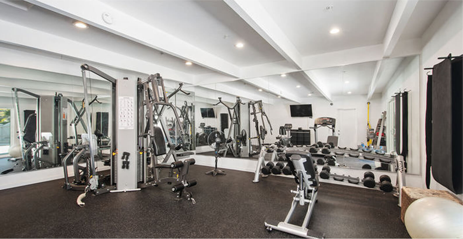 State-of-the-art gym facilities at APEX Recovery to support physical wellness.